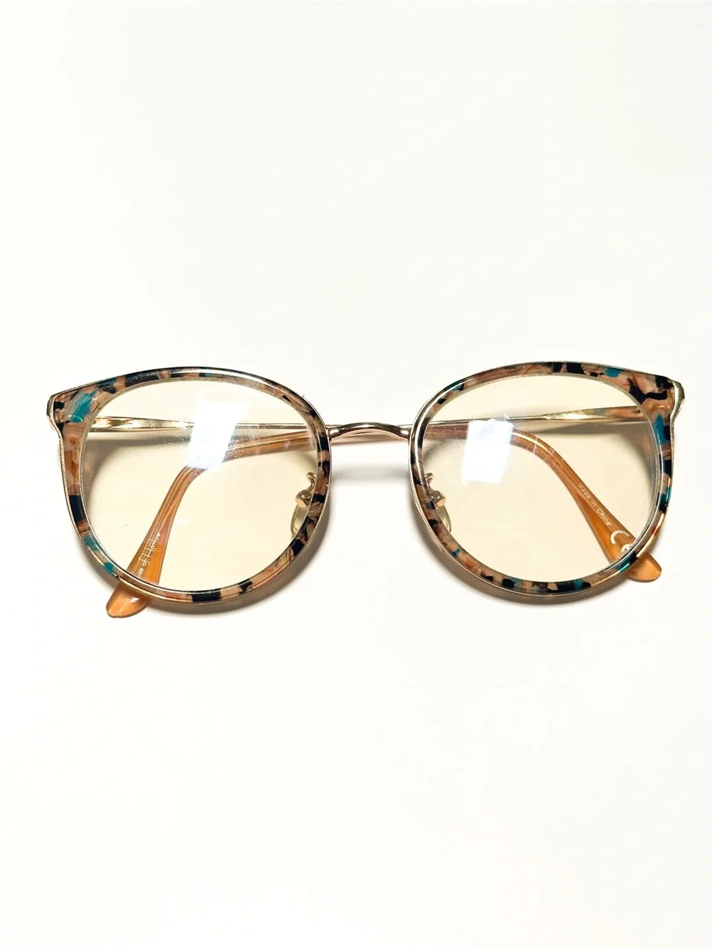 House of Harlow 1960 Marnie Confetti Tortoiseshell Eyeglasses Optical Frames
